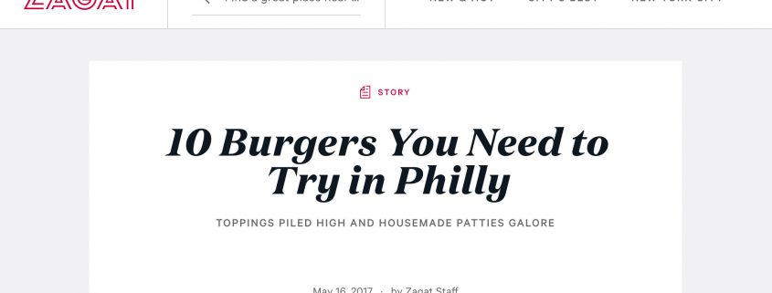 0 Burgers You Need to Try in Philly
